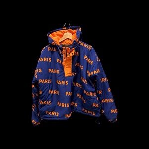Forever 21 Vibrant Blue and Orange Jacket